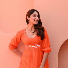 Zaria Sunset Colorblock Dress