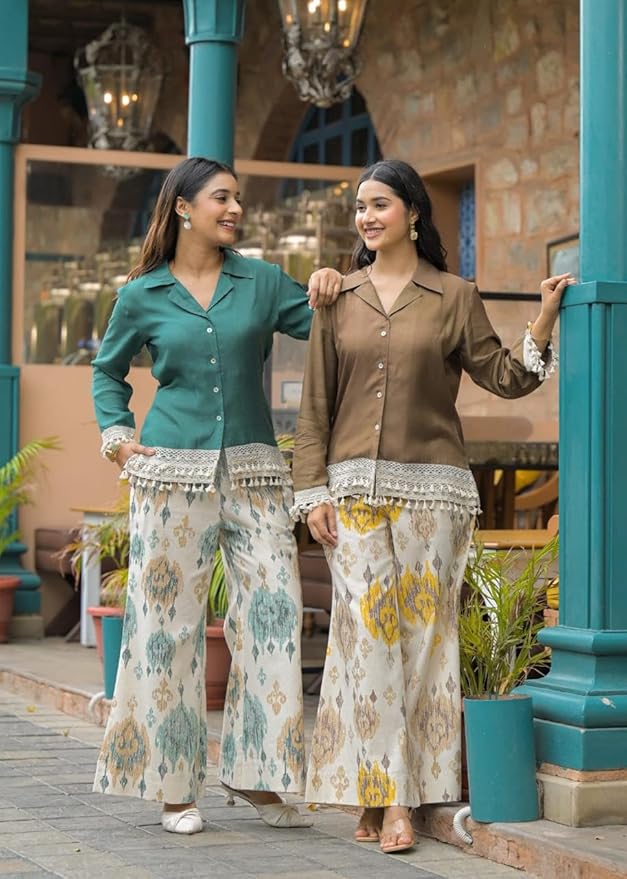 Aarohi Earthtone Printed Co-ord Set