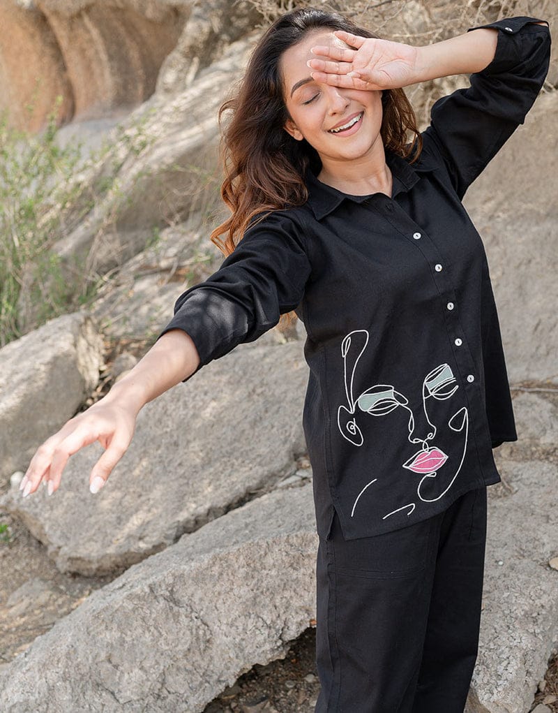 Noir Muse Art Co-Ord Set