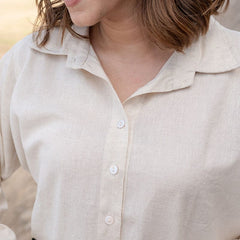 Ivory Muse Hand-Art Co-Ord Set