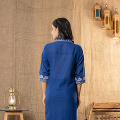 Neelam Hand-Embroidered Kurta Pant Set