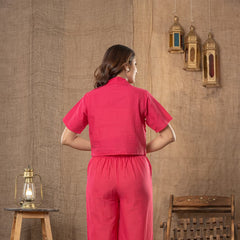 Gulabi Spiral Co-Ord Set