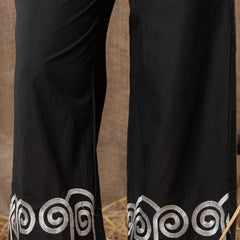 Noir Wave Embroidered Co-Ord Set