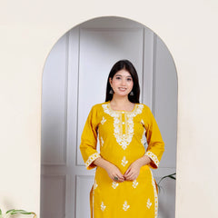 Lucknowi Cotton Suit Set