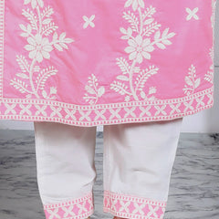 Lucknowi Cotton Suit Set