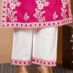 Lucknowi Cotton Suit Set