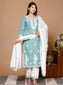 Lucknowi Cotton Suit Set