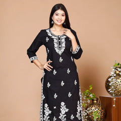 Lucknowi Cotton Suit Set