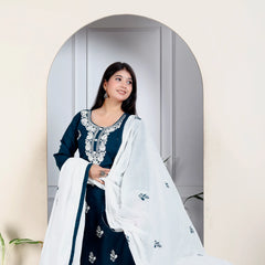 Lucknowi Cotton Suit Set