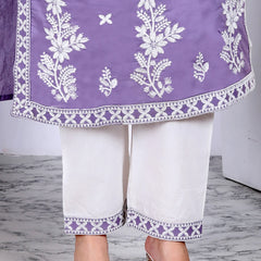 Lucknowi Cotton Suit Set