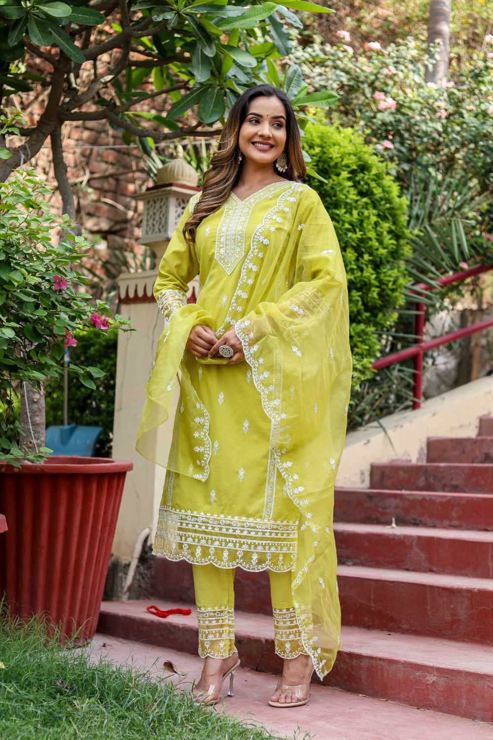 Cotton and Organza Duo