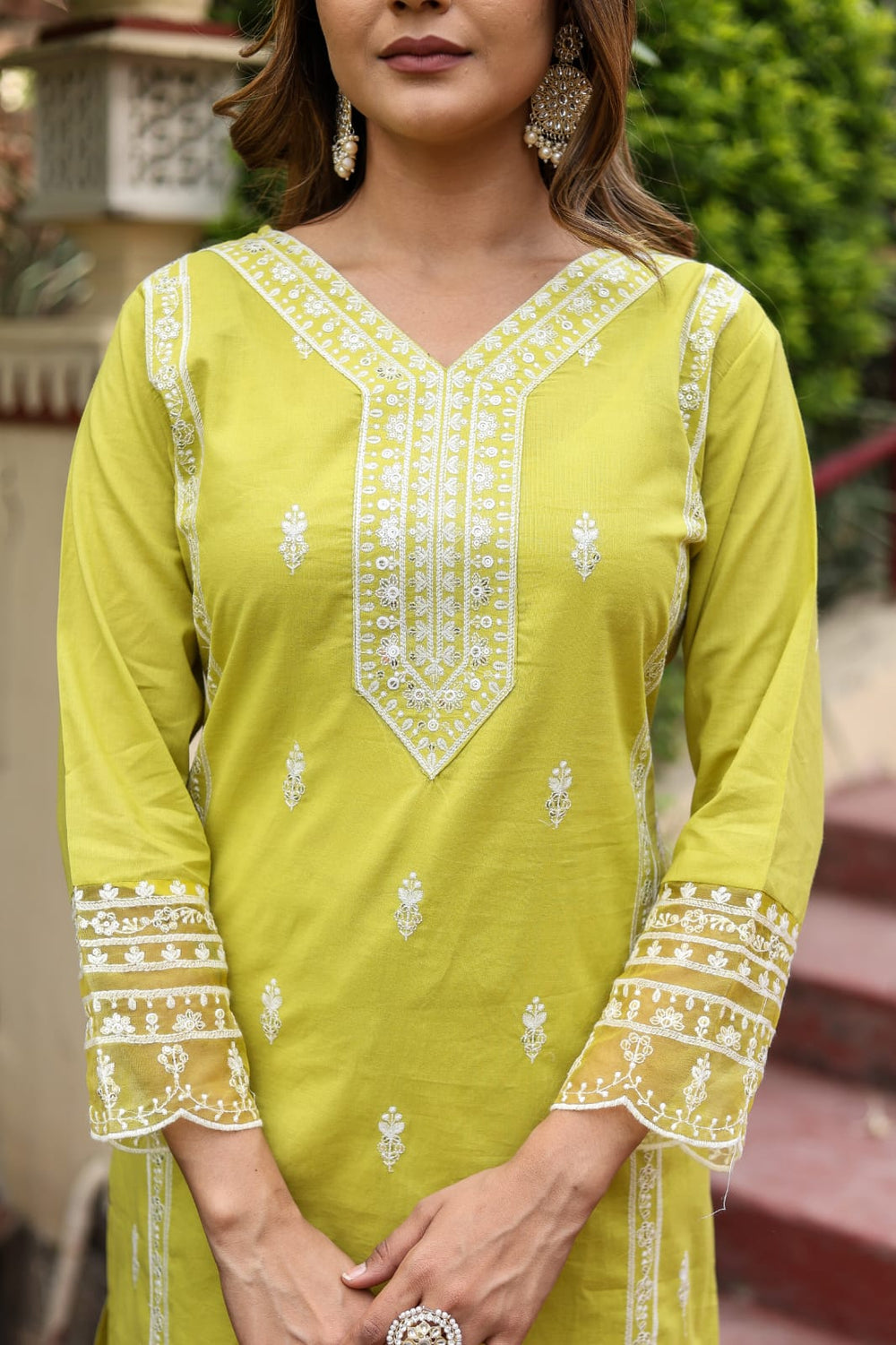 Cotton and Organza Duo