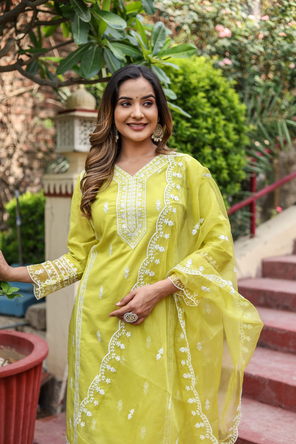 Cotton and Organza Duo