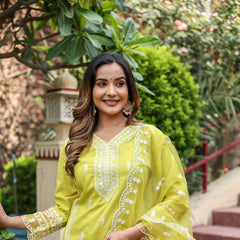 Cotton and Organza Duo