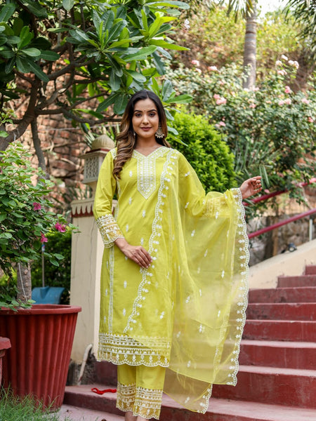 Cotton and Organza Duo