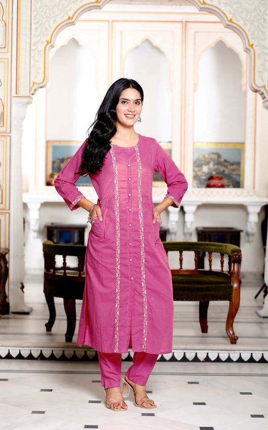 Black Co-Ord Set - pink - 3xl