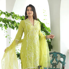 Lucknowi Suit Set