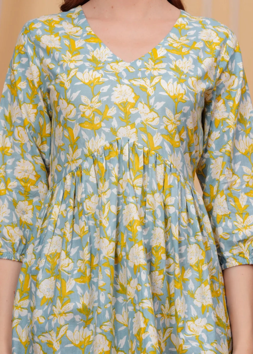 Cotton Floral Printed Top