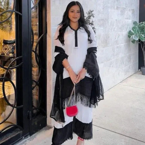 Black & White Co-Ord Set