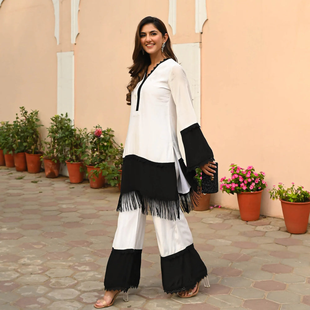 Black & White Co-Ord Set