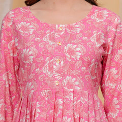 Pink Short Kurti