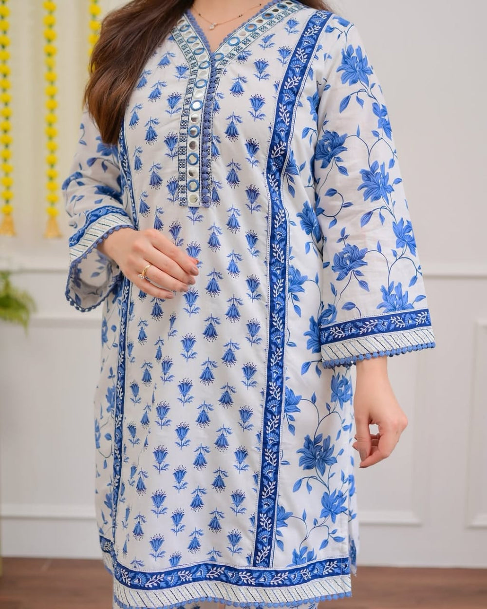 Neel Kamal Printed Kurta Set with Dupatta