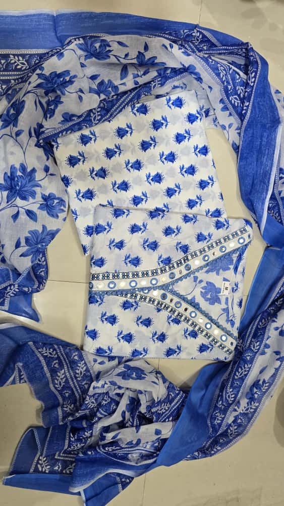 Neel Kamal Printed Kurta Set with Dupatta