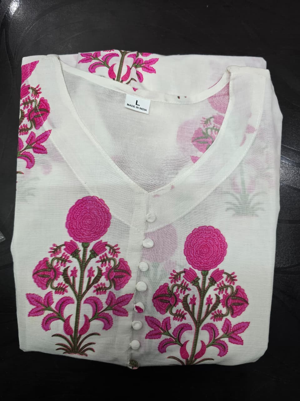 Blush Bloom Printed Anarkali Kurta