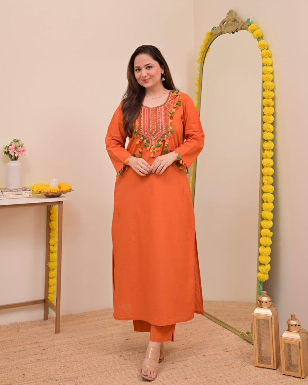 Rangriti Embroidered Festive Kurta Set