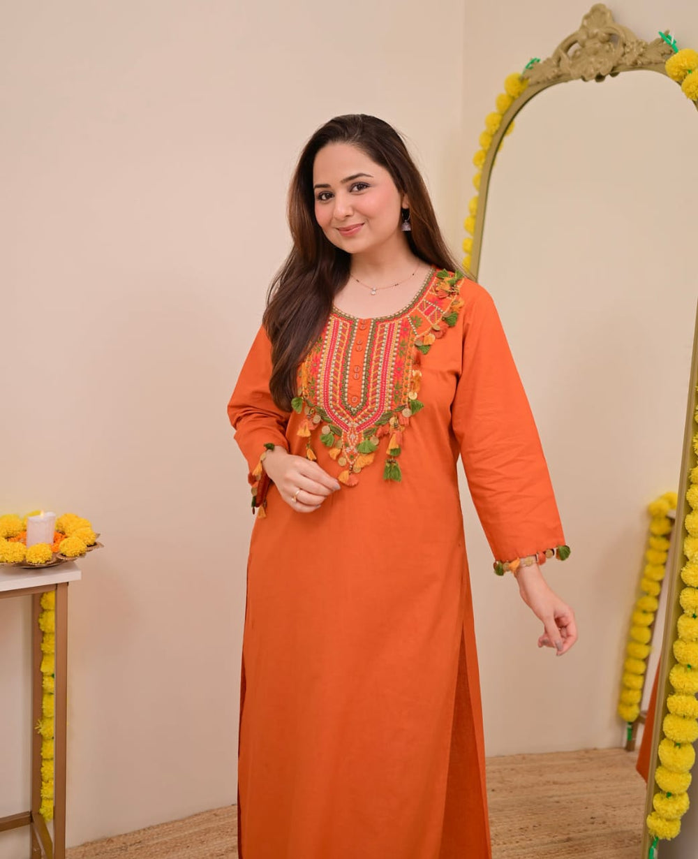 Rangriti Embroidered Festive Kurta Set