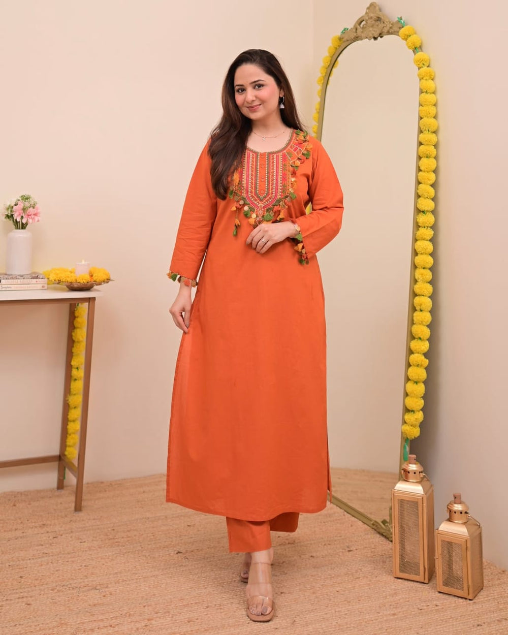 Rangriti Embroidered Festive Kurta Set