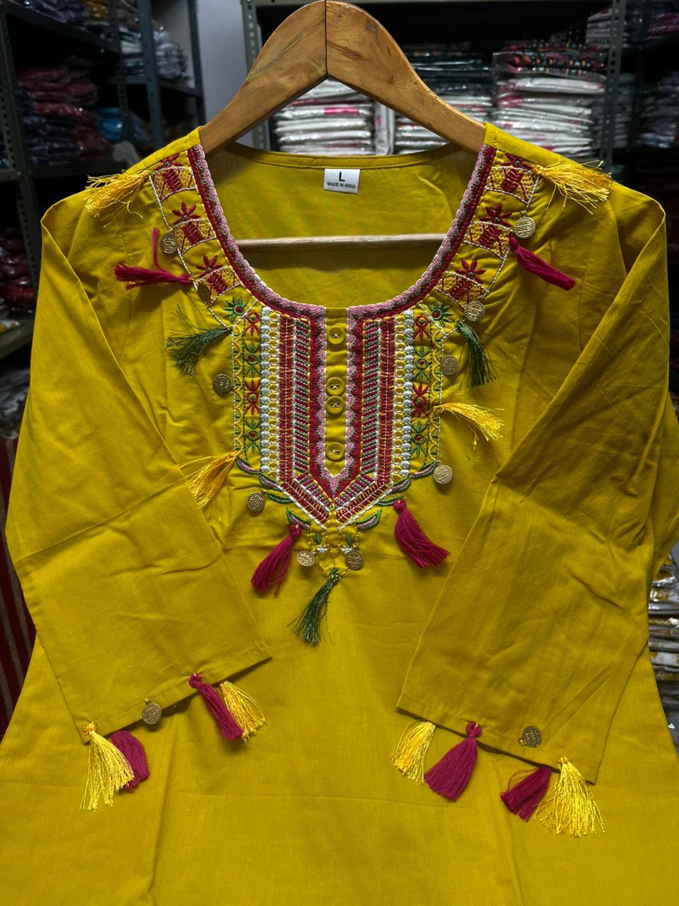 Haldi Bloom Embroidered Kurta Set