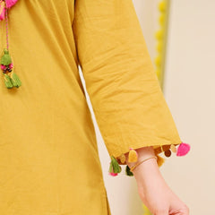 Haldi Bloom Embroidered Kurta Set