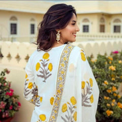 Sunehri Gulbahar Printed Anarkali Set