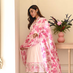 Pink Petal Grace Kurta Set with Dupatta