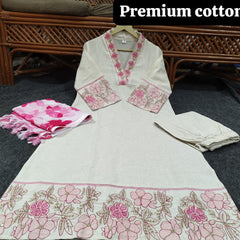 Pink Petal Grace Kurta Set with Dupatta