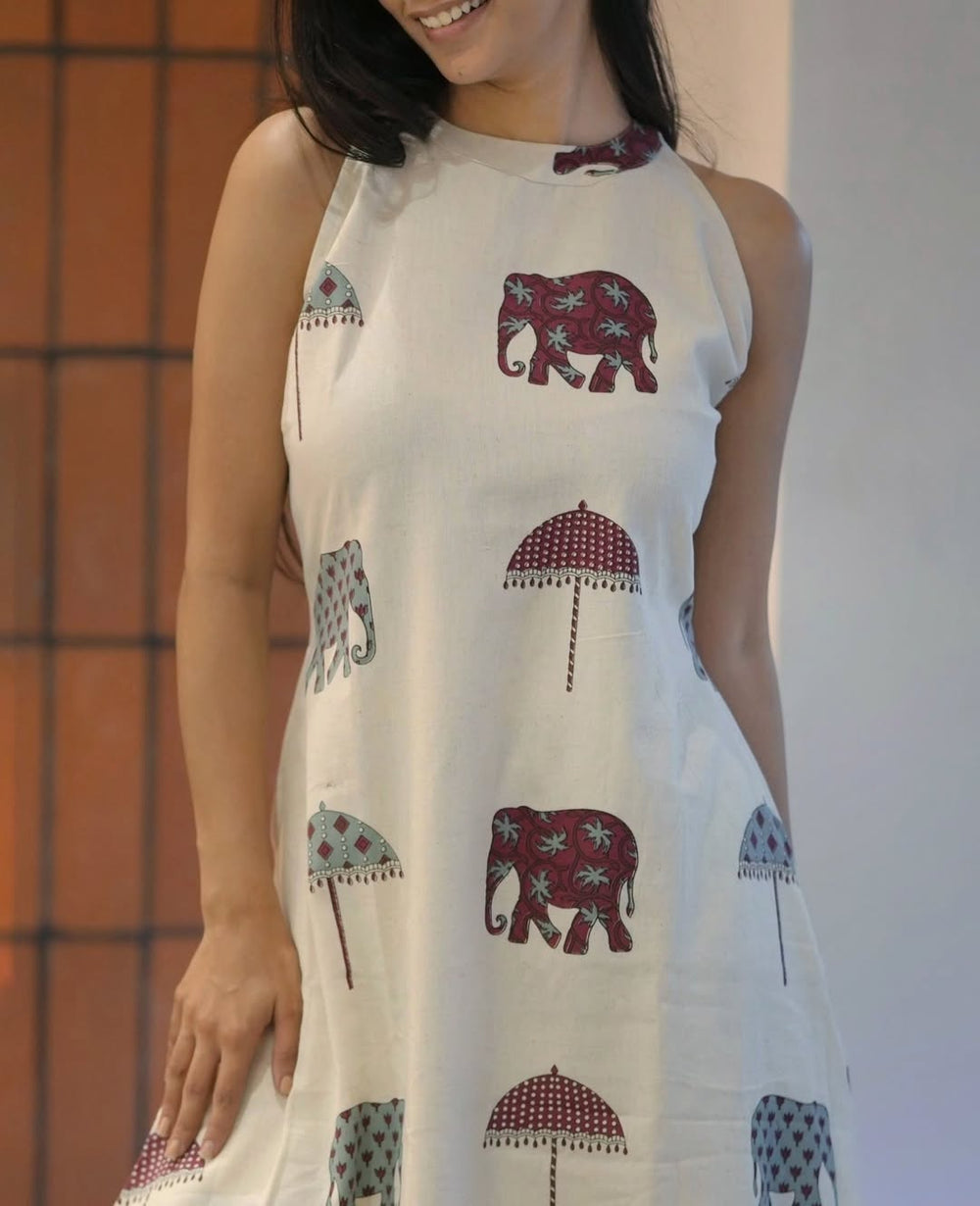 Ivory Whisper Sleeveless Kurta Set