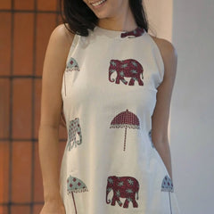 Ivory Whisper Sleeveless Kurta Set