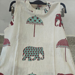 Ivory Whisper Sleeveless Kurta Set