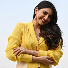 Sunshine Wrap-Style Kurta Set