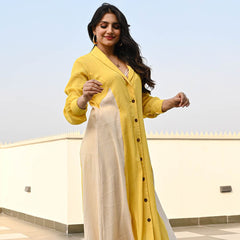 Sunshine Wrap-Style Kurta Set