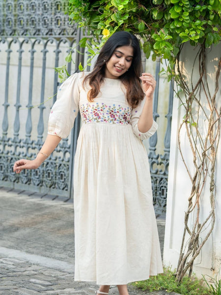 Noor Gul Embroidered Cotton Maxi Dress