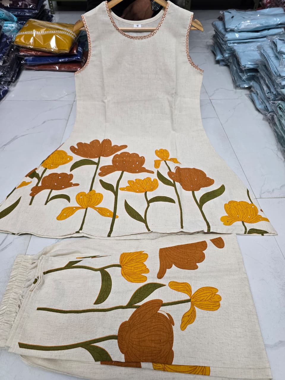 Golden Meadow Linen Co-Ord Set