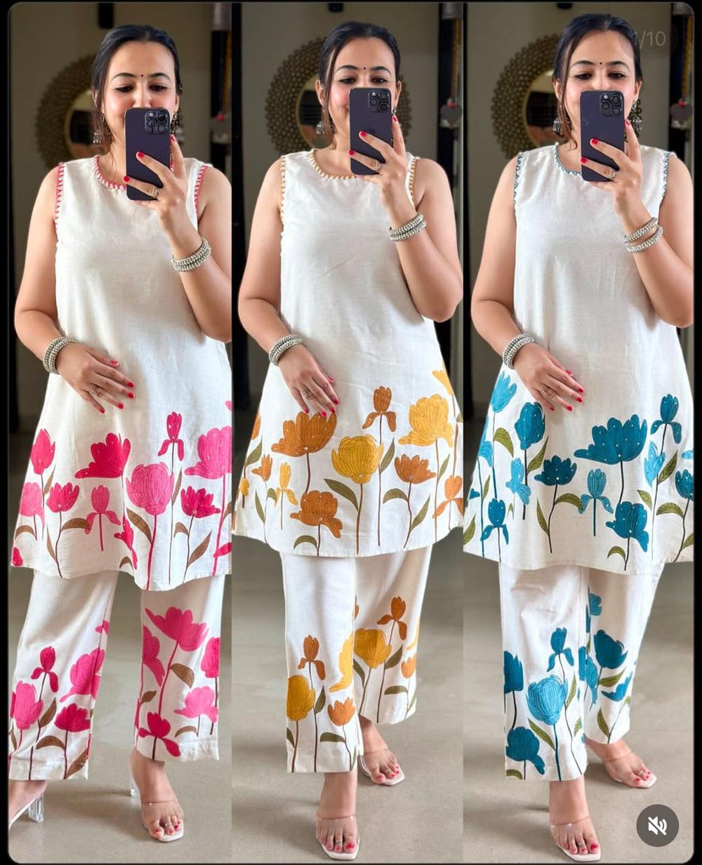 Golden Meadow Linen Co-Ord Set