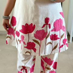 Rose Blush Linen Co-Ord Set