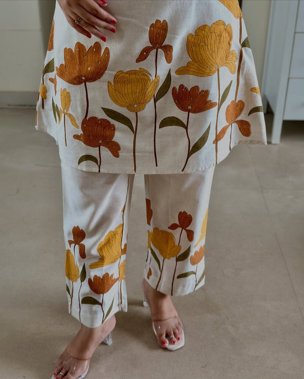 Golden Meadow Linen Co-Ord Set