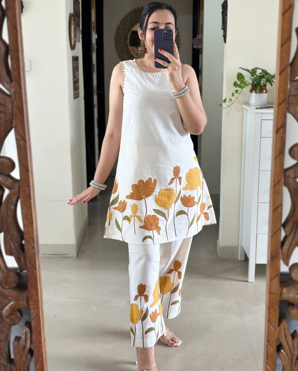 Golden Meadow Linen Co-Ord Set