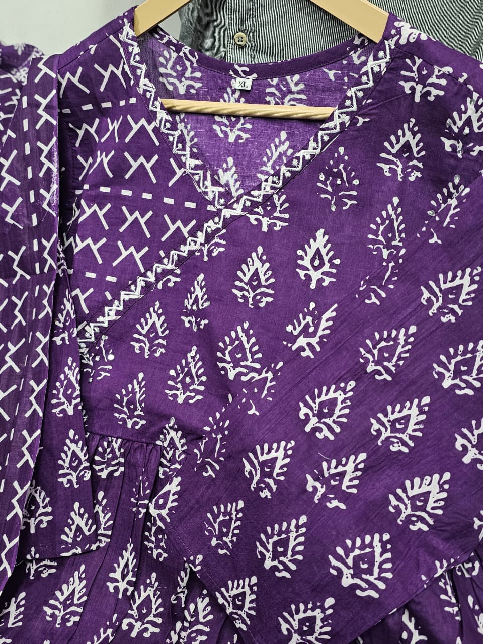 Amethyst Bloom Printed Kurta Pant Set