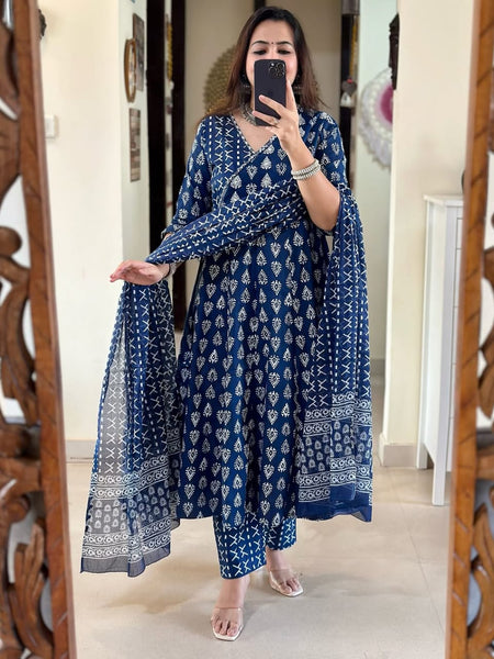 Charm Printed Kurta Set with Dupatta