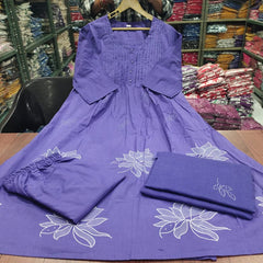 Royal Iris Embroidered Kurta Set with Dupatta